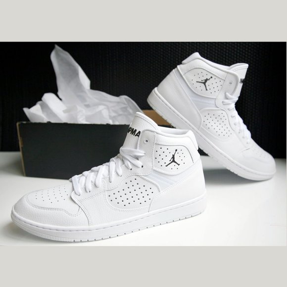 Nike Air Jordan Access Men\'s Shoes White/White Size 13 NEW -NO BOX LID main image 8